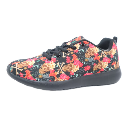 Skull Pattern Lace-up Sneakers for Men