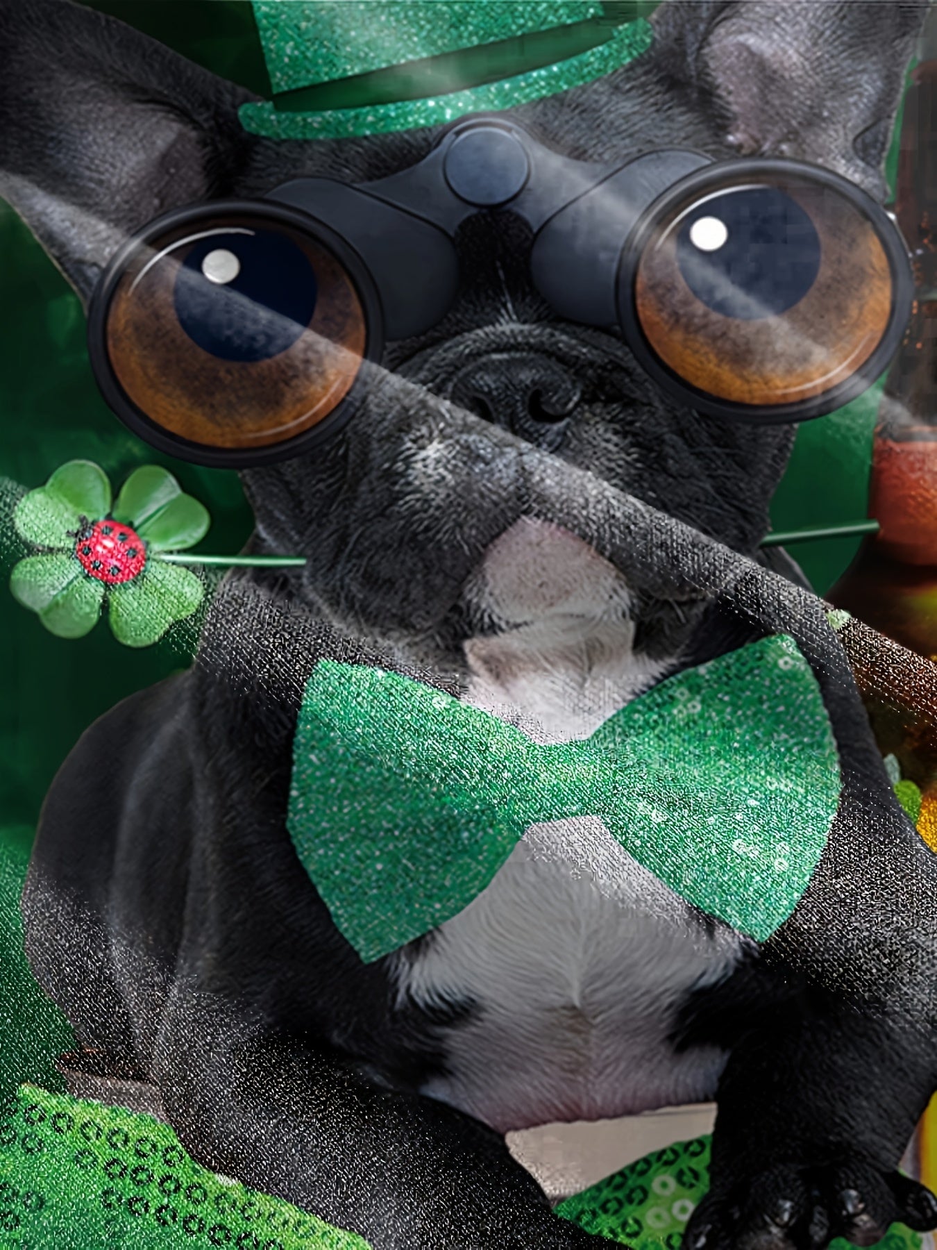 St Patrick's Dog 3D Print Boy's T-shirt Kids Casual Short Sleeve