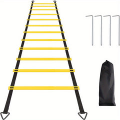 20ft Agility Ladder - Speed Training Equipment - Improve Footwork & Coordination
