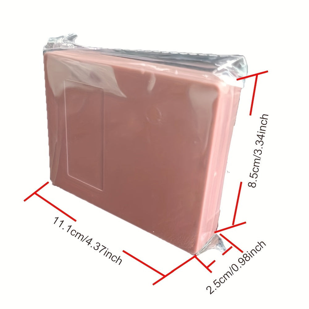 Portable Makeup Mirror & Brush Set with Storage Box