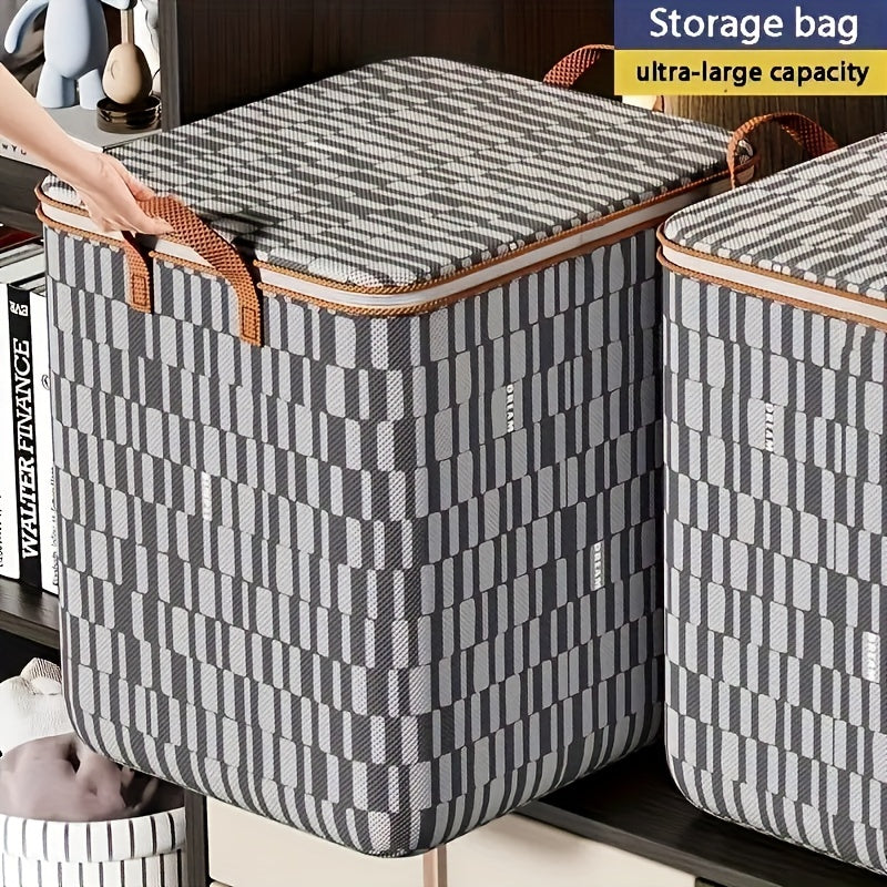 Geometric Pattern Storage Bag Large Capacity Organizer