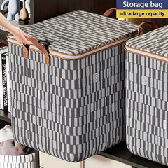 Geometric Pattern Storage Bag Large Capacity Organizer