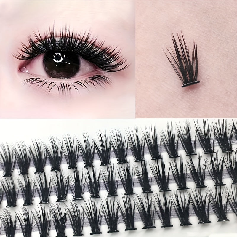 Soft Cluster False Eyelashes 30D Faux Mink Lashes 8 15mm