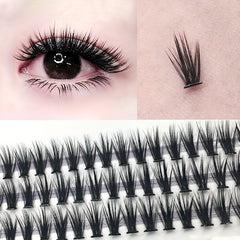 Soft Cluster False Eyelashes 30D Faux Mink Lashes 8 15mm