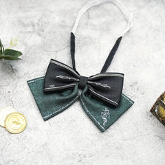 Retro Pattern Men's Bow Tie Green Matching Print Clothing Accessories
