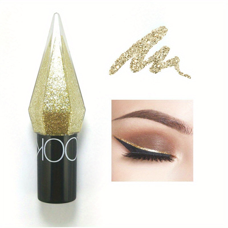 Waterproof Diamond Shine Eyeliner & Eyeshadow Pen with Glitter Sequins
