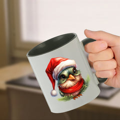 11oz Funny Bird Printed Coffee Mug Cup Christmas Theme Ceramic Mug