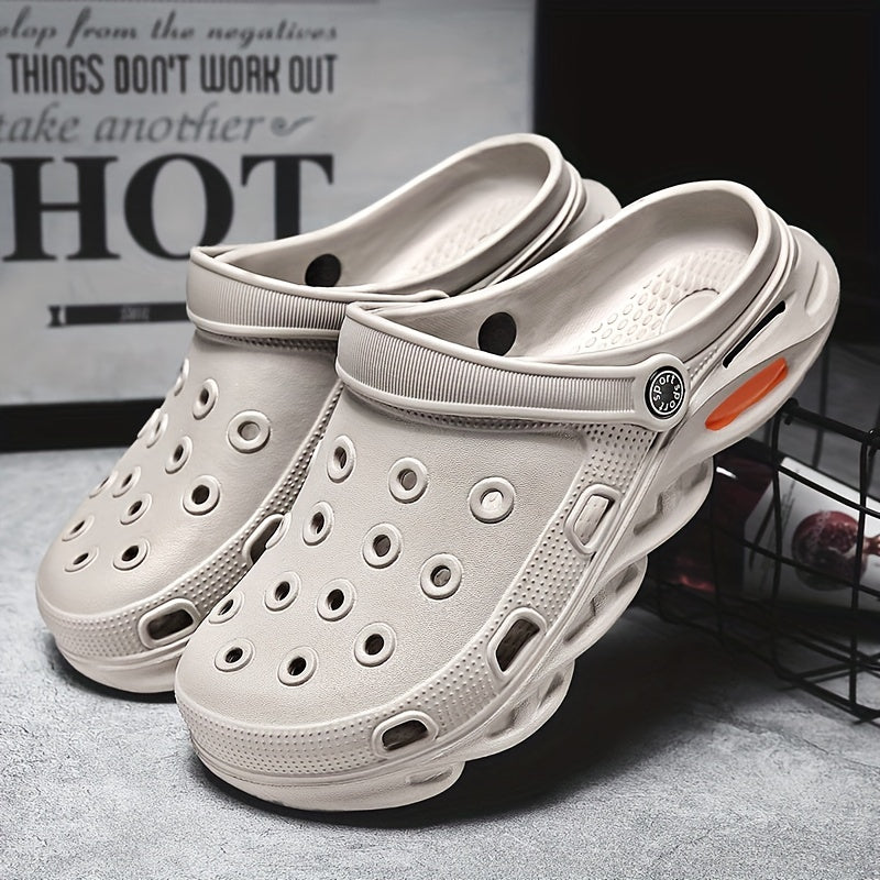 Men's Lightweight Hollow Out Clogs Summer Beach Sandals