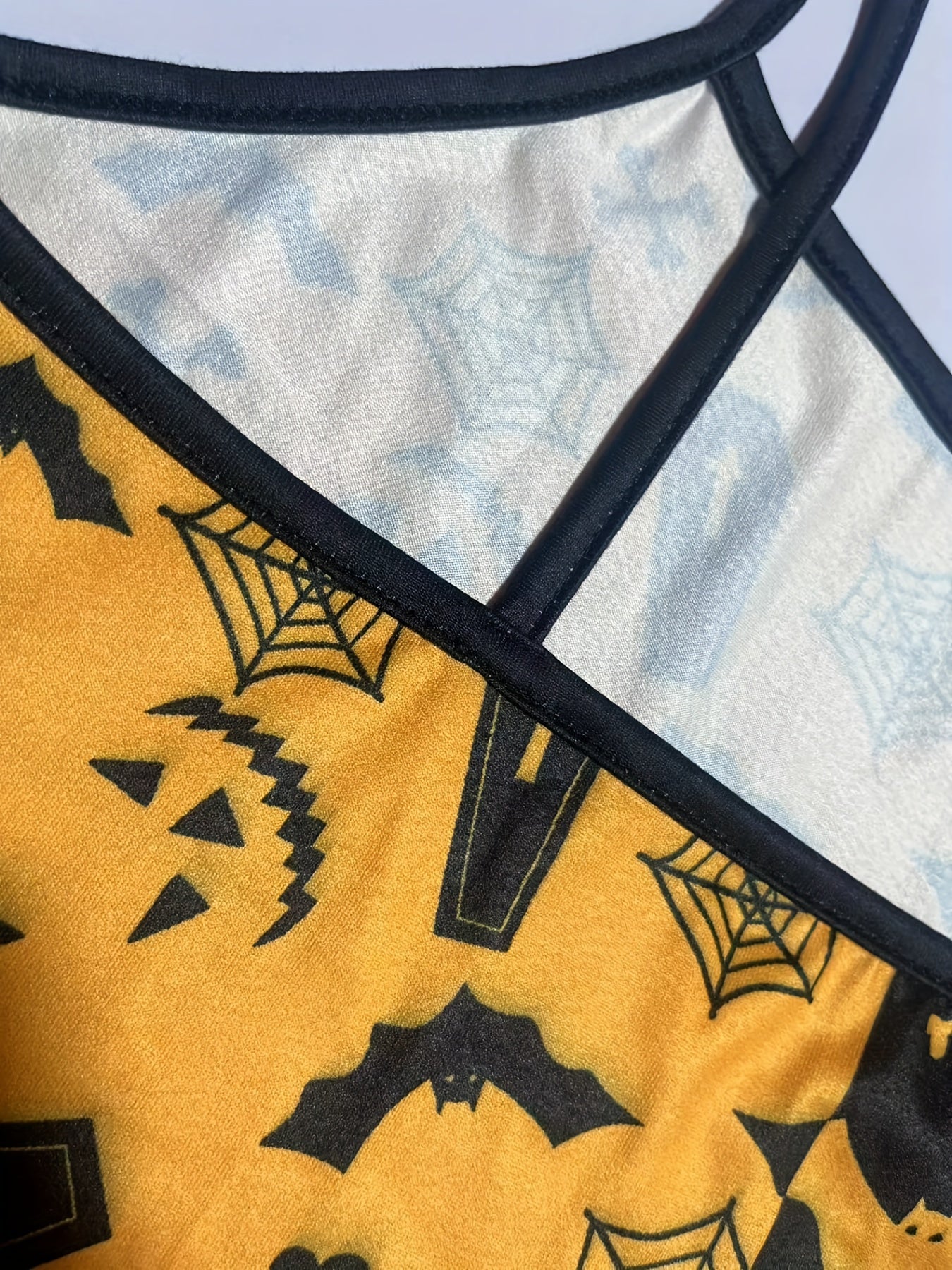Halloween Pattern Spaghetti Strap Top Sexy Cami Top