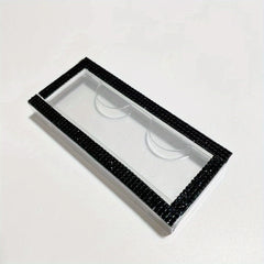 Stylish Rhinestone Eyelash Box for Organizing & Displaying Lashes