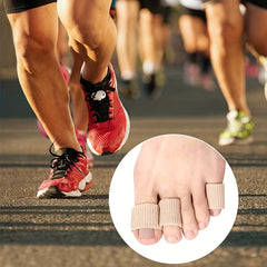 Toe Cushion Tube Toe Tubes Sleeves Soft Gel Corn Pad Protectors 16 Pcs