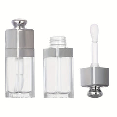 Square Lip Glaze Empty Tube Large Brush Head Long Lasting Waterproof