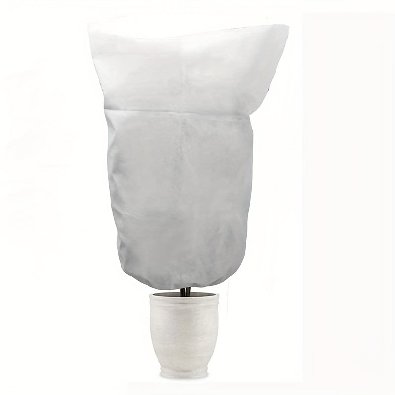 Plant Cold Cover Non-woven Drawstring Zipper Plant Overwintering