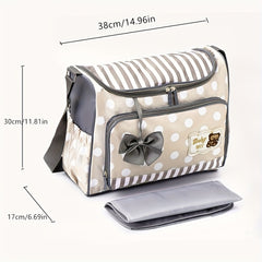 Large Polka Dot Mommy Bag with Large Capacity