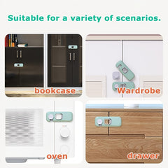 Child Safety Lock Buckle Baby Anti-pinch Hand to Hand Door Lock