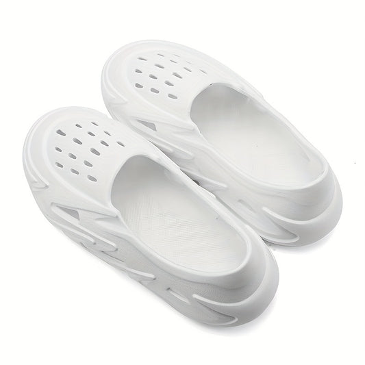 Men's Lightweight Comfy Clogs Hollow Out Non Slip Garden Shoes Summer