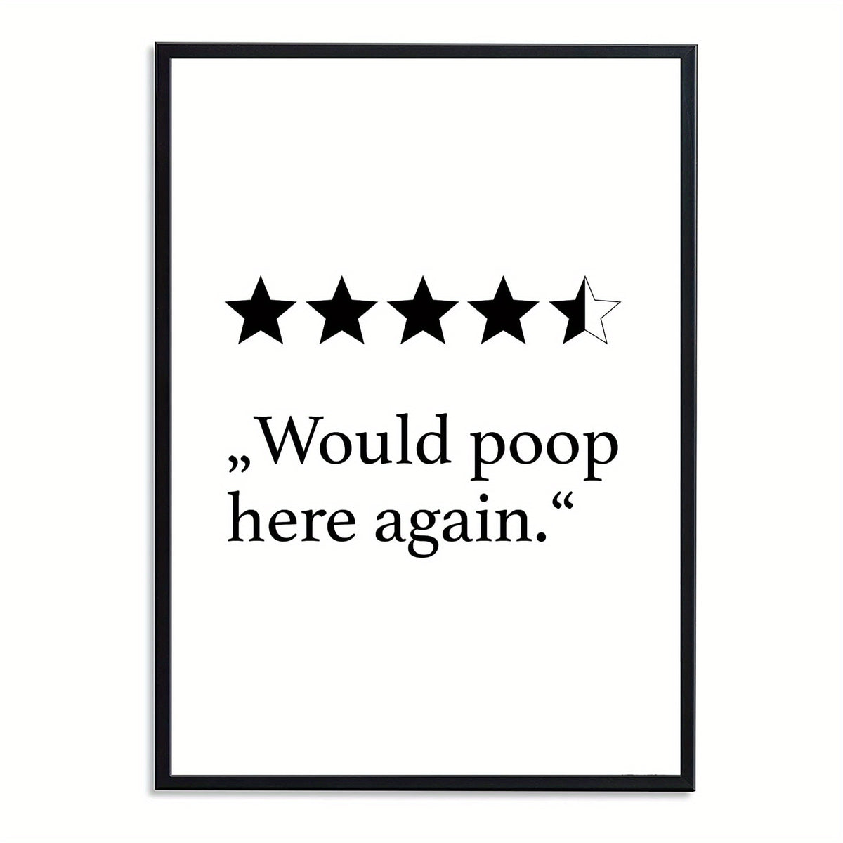 1 Pc Poster Bathroom Decoration High Art Print Wall Pictures