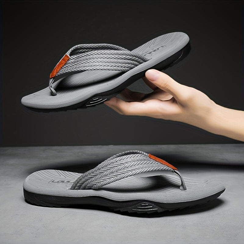 Men's Arch Support Flip Flops Lightweight Non slip Thong Sandals
