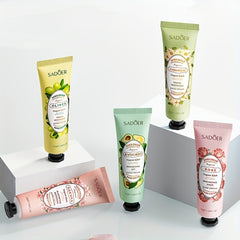 5 Pack Hand Cream Set Natural Plant Fragrance Moisturizing Travel Size
