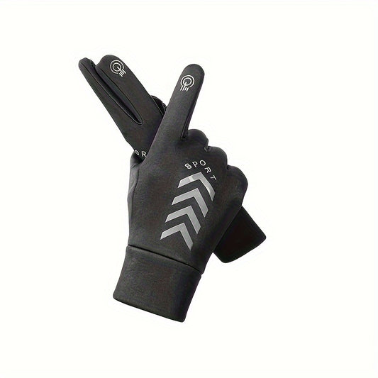 Full Finger Touch Screen Winter Gloves Waterproof Warm Fleece