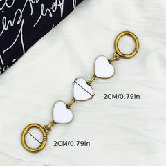 Love Shape Extension Chain Golden Purse Chain Strap Coach Bag Replacement