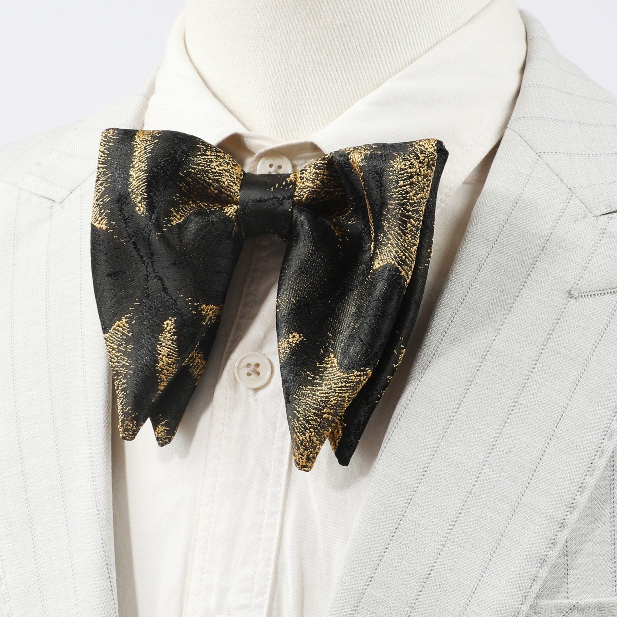 Men's Retro Noble Banquet Party Bow Tie Shirt Suit Accessories