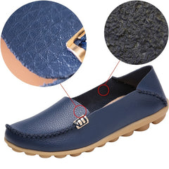 Soft & Comfortable Peas Shoes Lightweight Moccasin Penny Loafer Women's Footwear