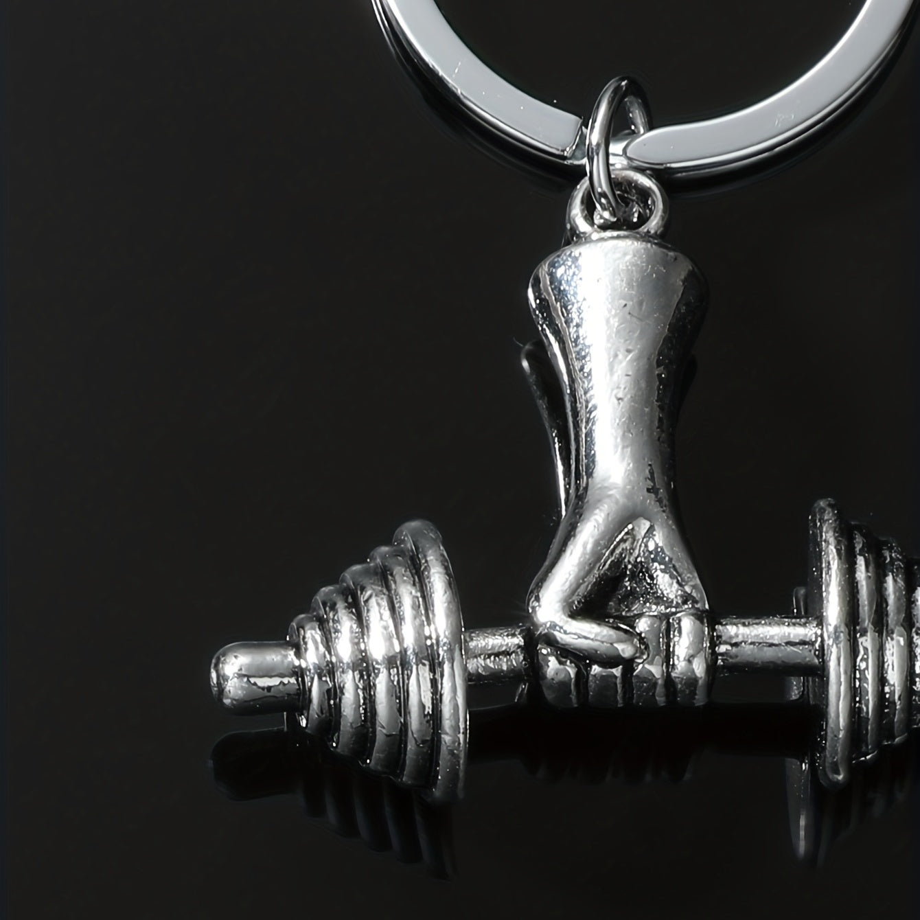 Alloy Power Arm Lifting Key Chain - Small Gift For Kids