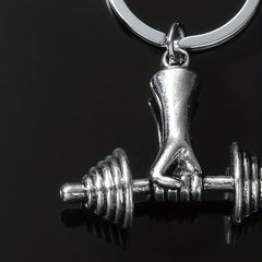 Alloy Power Arm Lifting Key Chain - Small Gift For Kids