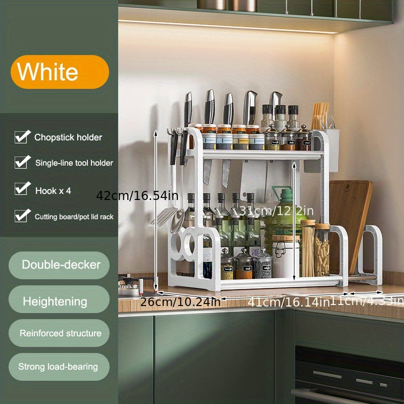 Spice Dressing Board Organizer Rack Rest Cutlery Kitchen Tool Acces