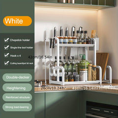 Spice Dressing Board Organizer Rack Rest Cutlery Kitchen Tool Acces