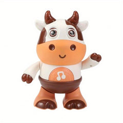 Kids Electronic Music Toy Cow with LED Lights Educational Learning Ideal