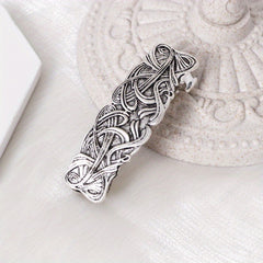 Vintage Viking Pattern Hair Clip French Barrette Ponytail Holder