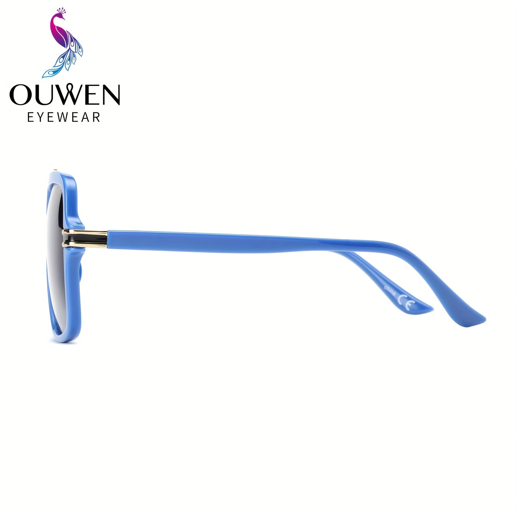 OUWEN Polarized Aviator Sunglasses Men Women UV Protection Y2K Sunshade Glasses