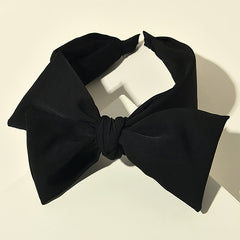 Sweet Solid Bow Knot Hairband Hair Accessories
