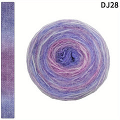 Gradient Spray Wool Thick Thread for Scarves Hats Clothing