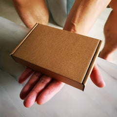 Economy Pack 100pcs Small Mailer Box Packing Box Corrugated Cardboard Box Brown