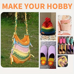 Colorful T-shirt Yarn for DIY Projects 100g 200g 35m