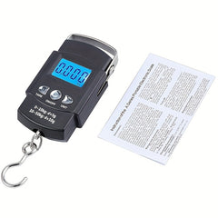 Portable Electronic Fish Scales Hanging Scale with Measuring Tape