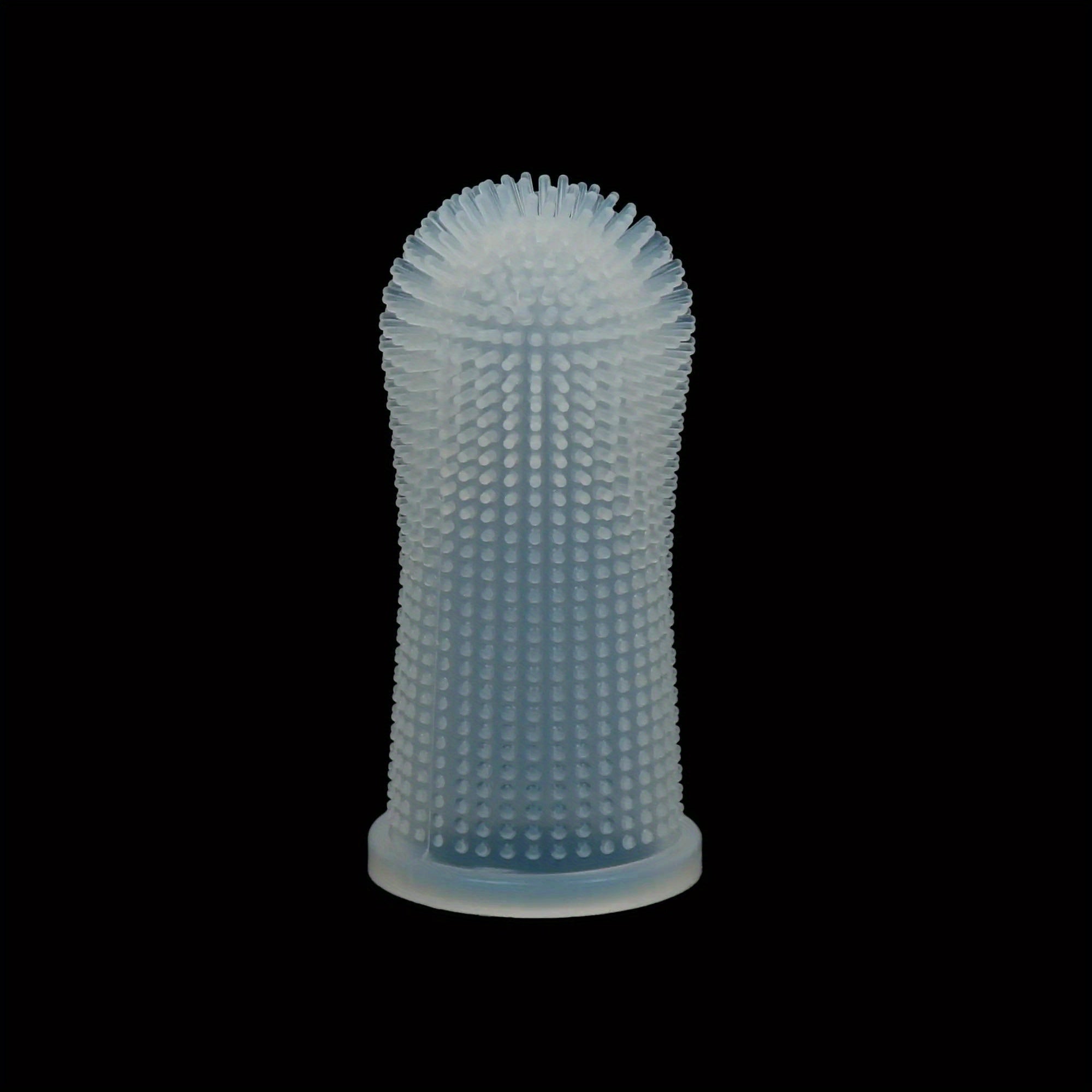 Pet Toothbrush for Bad Breath and Tartar - Cat and Dog Finger Toothbrush