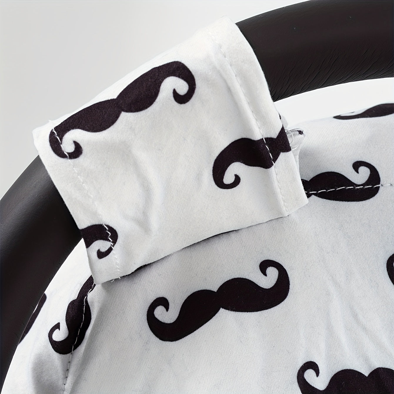 Toddler Girls Car Seat Sunshade with Big Beard Print