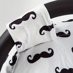 Toddler Girls Car Seat Sunshade with Big Beard Print