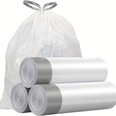 45 Heavy Duty Waste Bags with Carrying Strap for Kitchen & Bathroom
