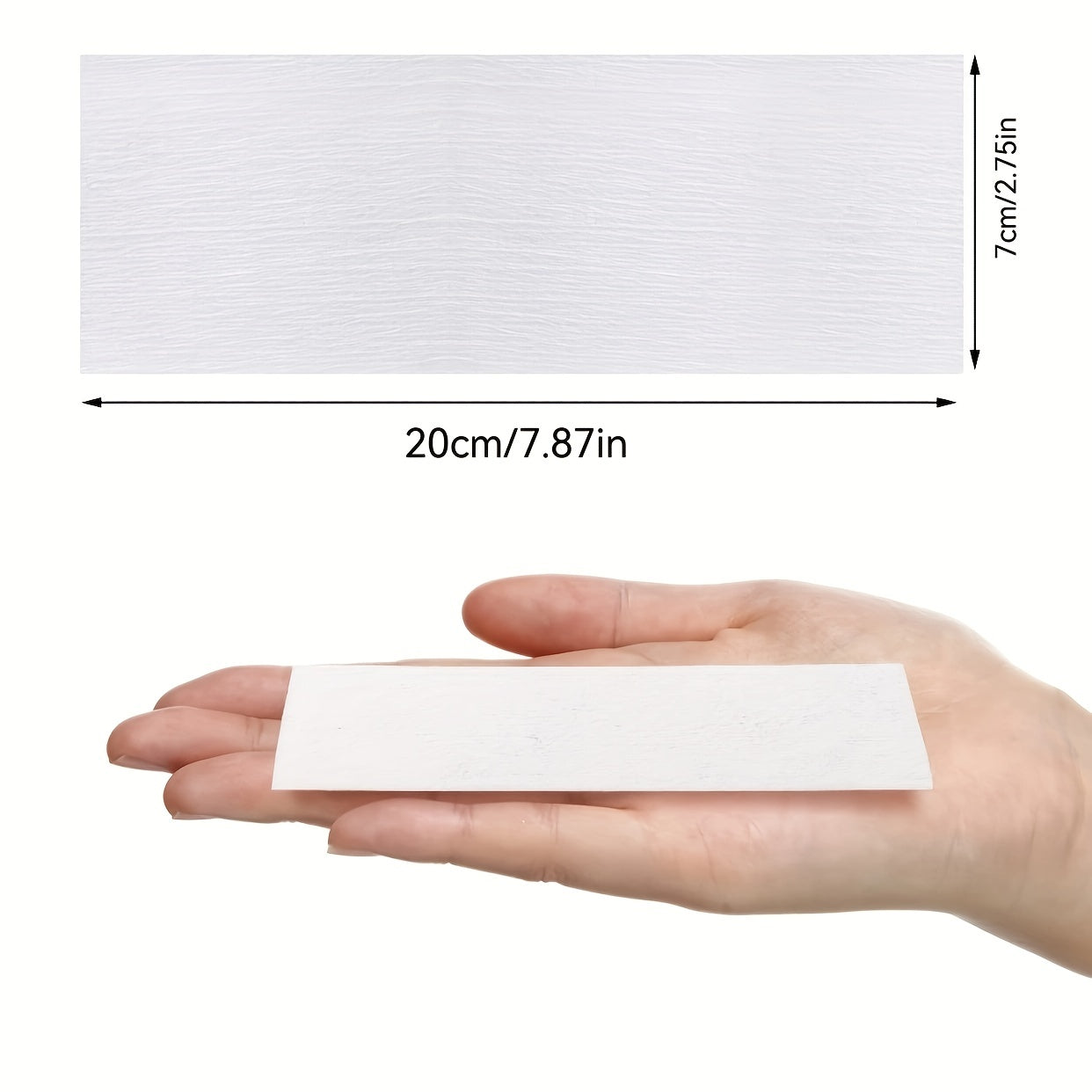 100 Pcs Non Woven Wax Strips for Hair Removal