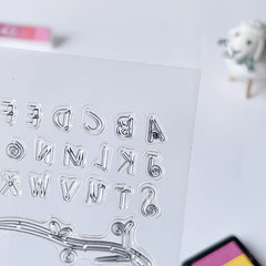 Stamp DIY Letter Silicone Clear Stamp For Card Making Decoration