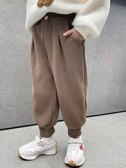 Girls Strawberry Graphic Jogger Pants Fall Winter Sports