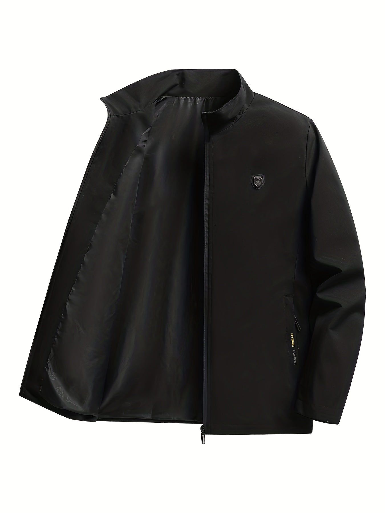 Classic Windbreaker Jacket Men's Casual Zip Up Zipper Pockets Jackets