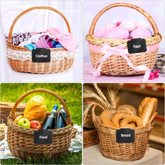 54-Piece Pantry & Storage Bin Labels Set with Chalk Markers