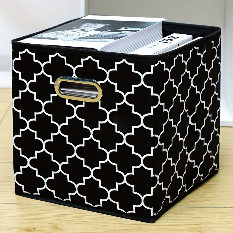 Foldable Storage Cubes Bins Organizer Baskets Dual Handles Decor