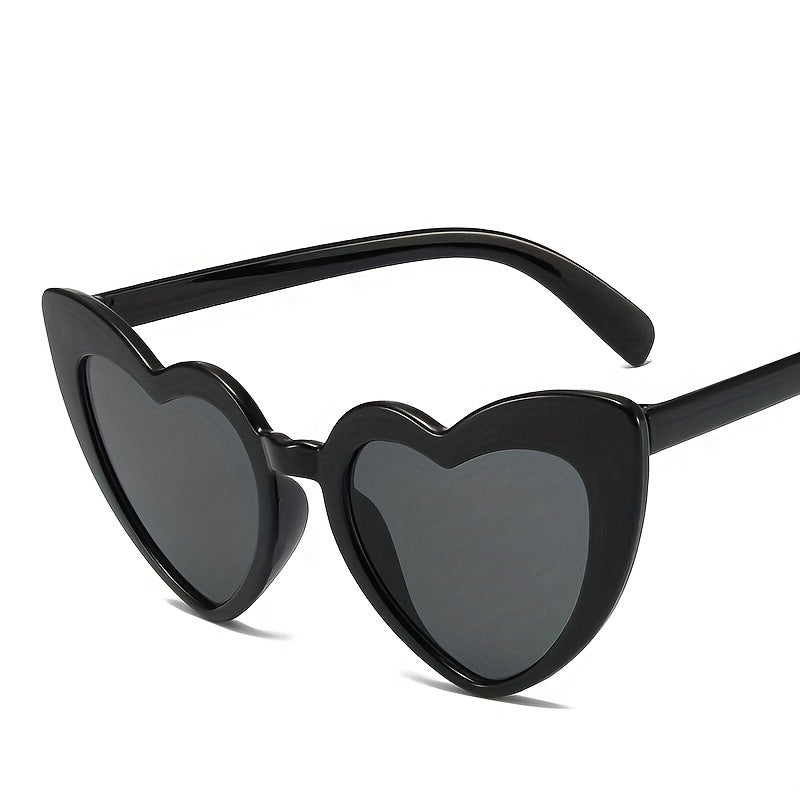Y2K Heart Sunglasses UV400 Women Men Funny Beach Party Club Glasses